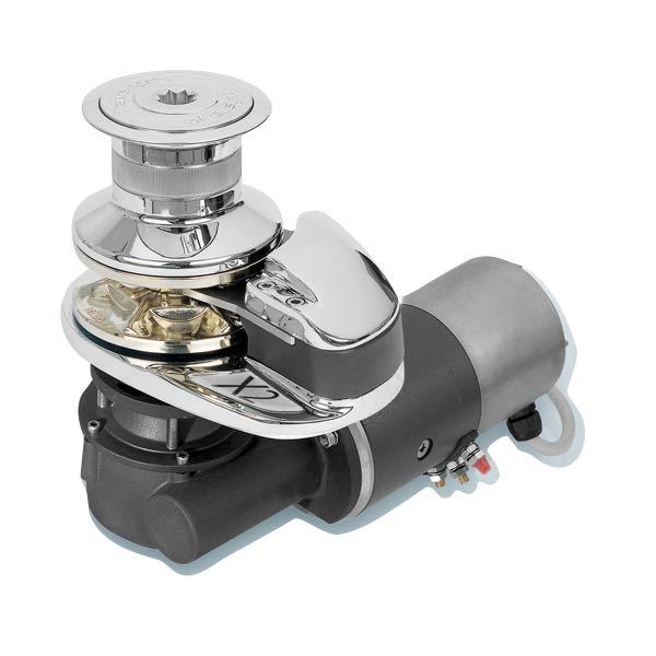 Lofrans Ankarspel X2 alu 12V 1000W hög 10mm kätting ISO4565