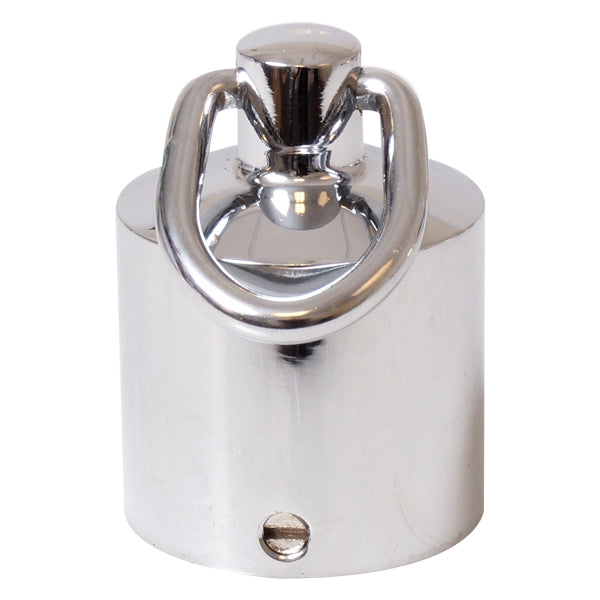 Räckesändfäste krom med ring Ø36mm