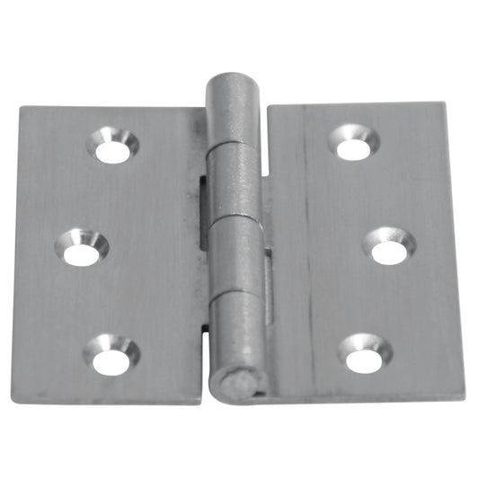 Kantgångjärn rostfritt, 50x50 mm