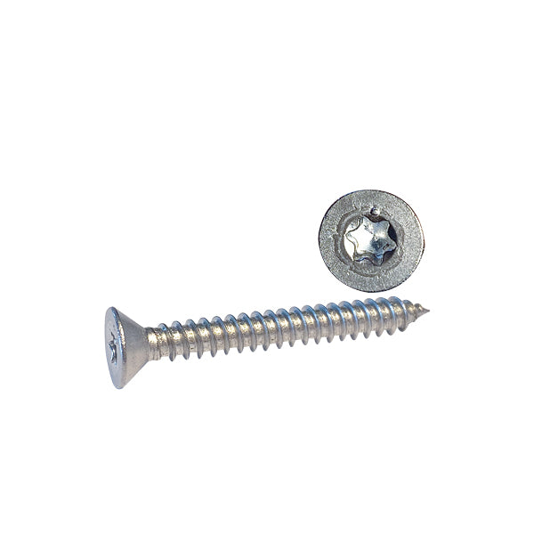 Skruv flatförsänkt 4,8 x 38 A4 Torx-spår ISO14586 10st.