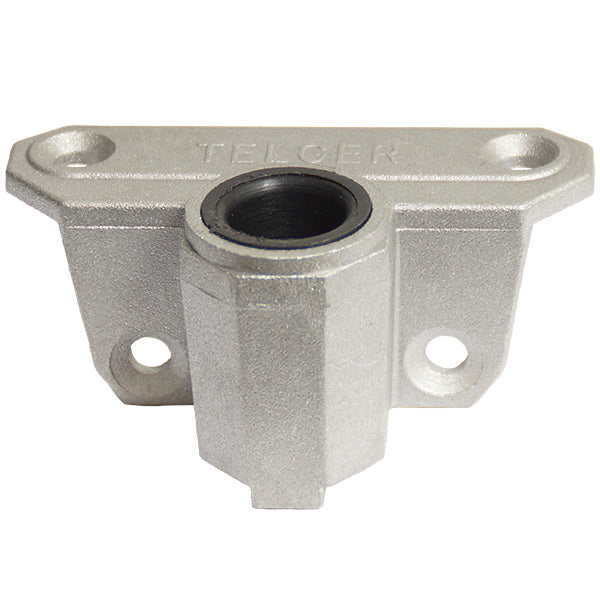 Årklyksfäste 2 1/4" för sidomontering alu, 1st, Hål Ø 17,3mm