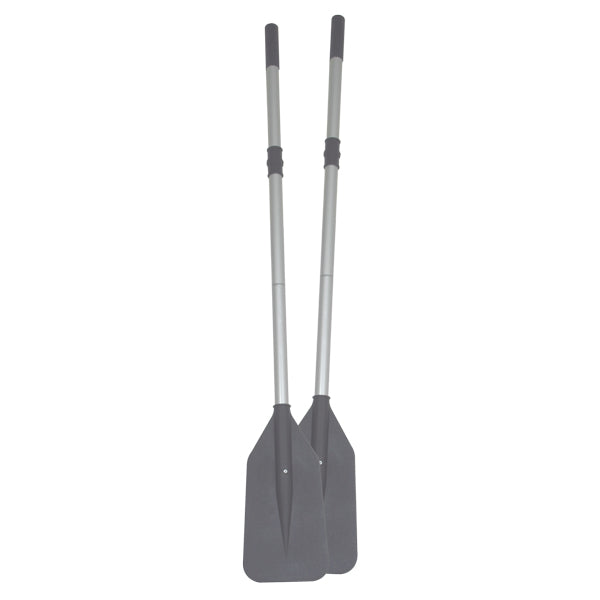 Aquaquick Åror 1 par, grå, 143 cm för gummibåtar 200-250 cm