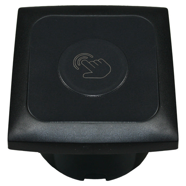 Touch dimmer 12v för infällning komplet, svart max 30W
