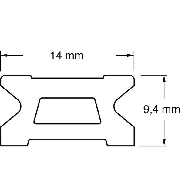 Ronstan Skotskena 14 mm 2 m serie 14