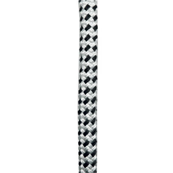 1852 förtöjningslina db. flätad 14 mm 10 m vit/svart