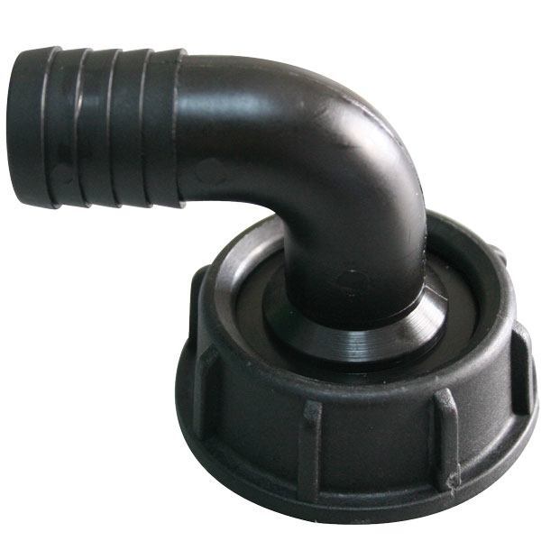 Påfyllningsstos 90° Ø25mm 1 1/2" gänga