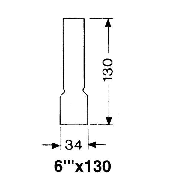 DHR Lampglas 6 x 130 mm