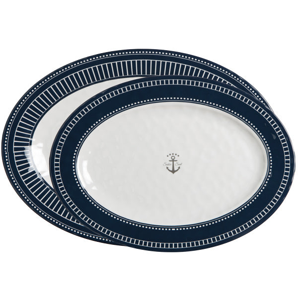 MB Sailor Soul ovalt serveringsfat 41x29/35x26 cm 660° 2 st