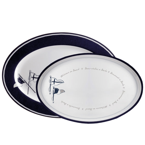 MB Welcome on board serveringsfat 30x22/35x25 cm 2 st