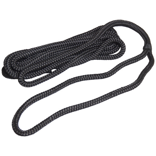 Robline förtöjning flätad, Svart 14mm x 10m