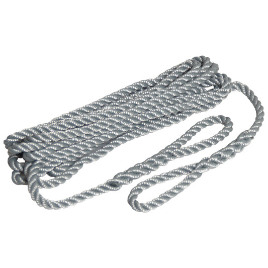 Robline fendertlina grå 3-slagen 2-pack 6mm x 1