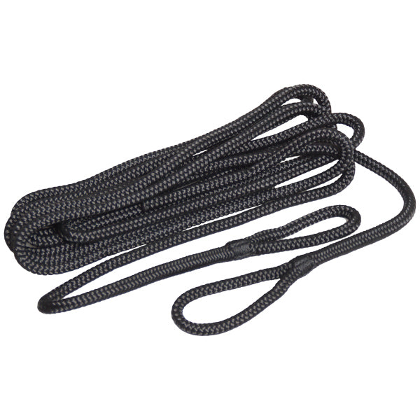Robline fendertlina flätad 2-pack svart 6mm x 1