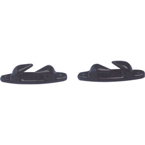 Halkip-set svart nylon 160mm