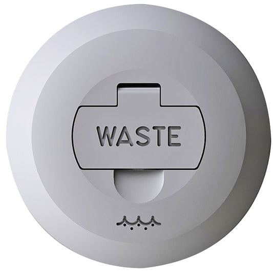 Lock med lås till däcksförskruvning, waste