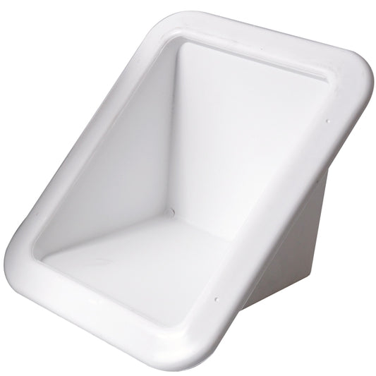 Monteringsbox vit till däcksförskruvning  145x191mm