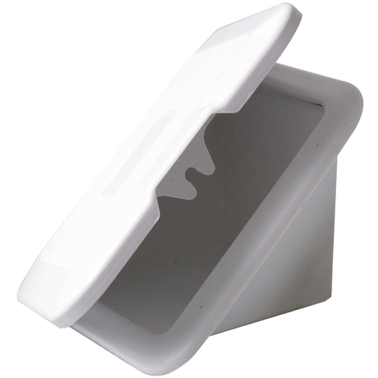 Monteringsbox m lock vit till däcksförskruvning 145x191mm