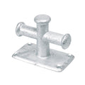 Bryggpollare galvaniserad enkel 140 x 80mm
