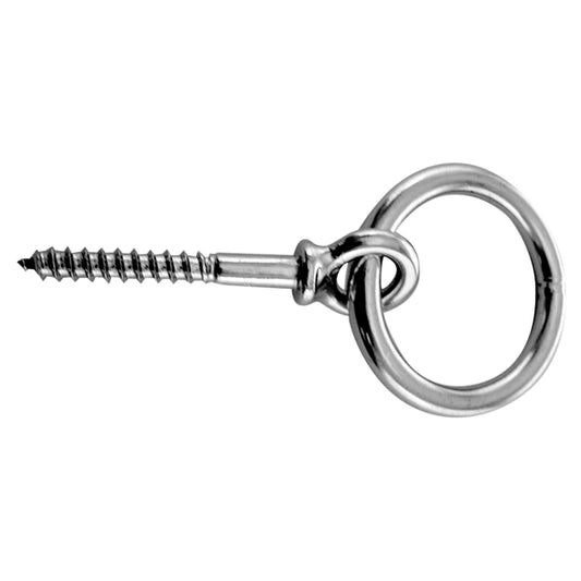 Båtring med träskruv rf 6mm
