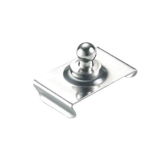 Loxx knopp med RF stålplatta för vindruta 21mm, 10st.