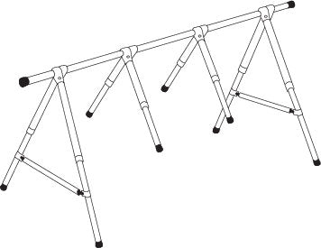 Noa A-ställning 8meter