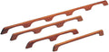 Roca Grabbräcke teak 3 grepp 840 mm