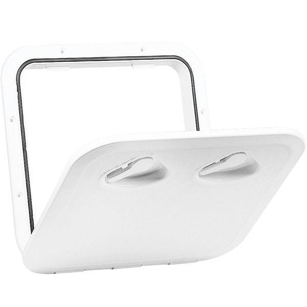 Nuova rade topline lucka vit 370x375mm - hålmått 300x300mm