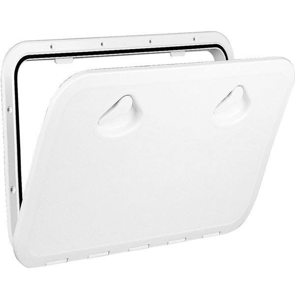 Nuova rade topline lucka vit 460x510mm - hålmått 390x445mm