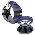Rosett+knopp förkr. mässing 16mm Mont.hål 23mm