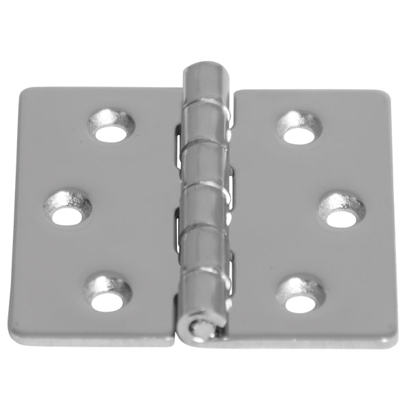 Kantgångjärn rostfritt, 45x45 mm