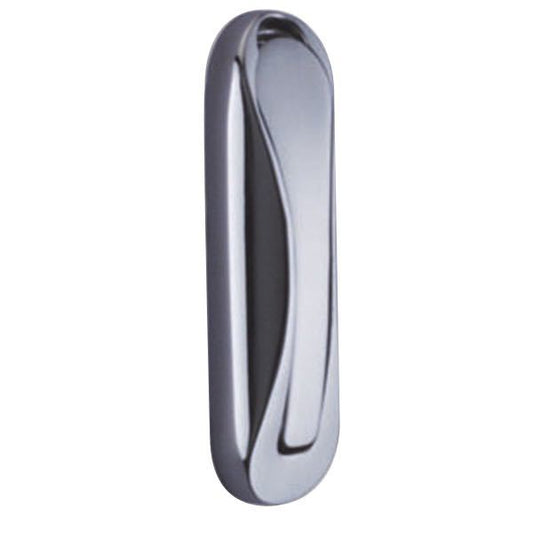 Klädkrok hopfällbar 75x25mm kromad mässing