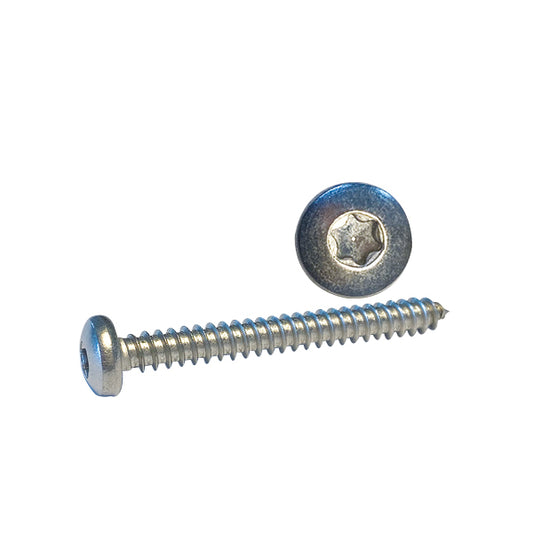 Skruv Cylinderhuvud 5,5 x 38 a4 Torx-spår ISO14585 100st.