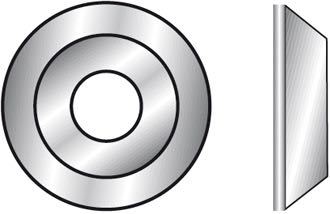 Inredningasbricka m6 a4 DIN 9255-4 10st.