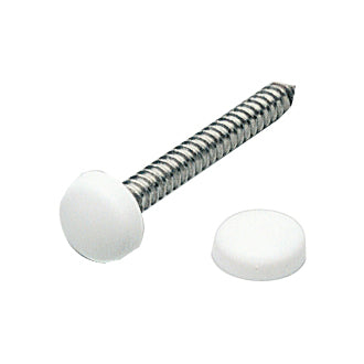 Täckbricka vit Ø4.8 - 6.0mm