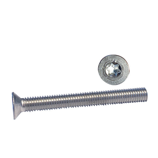 Maskinskruv flatförsänkt Torx-spår 6x40 A4 ISO14581 5st