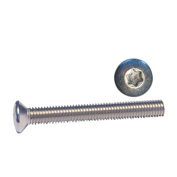 Maskinskruv kullerförsänkt Torx-spår 5x50 A4 ISO14584 10st.