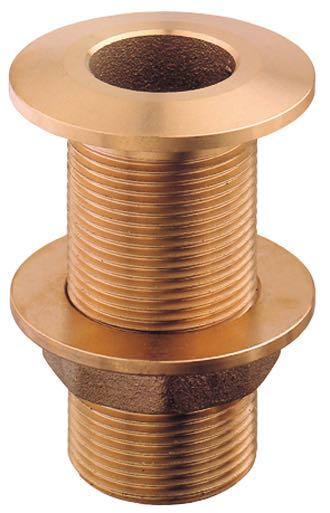Guidi Bordgenomföring  3/4" mässing planhuv.