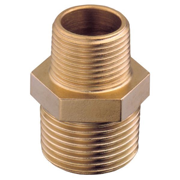 Nippel u/u gänga 1/4- 1/8