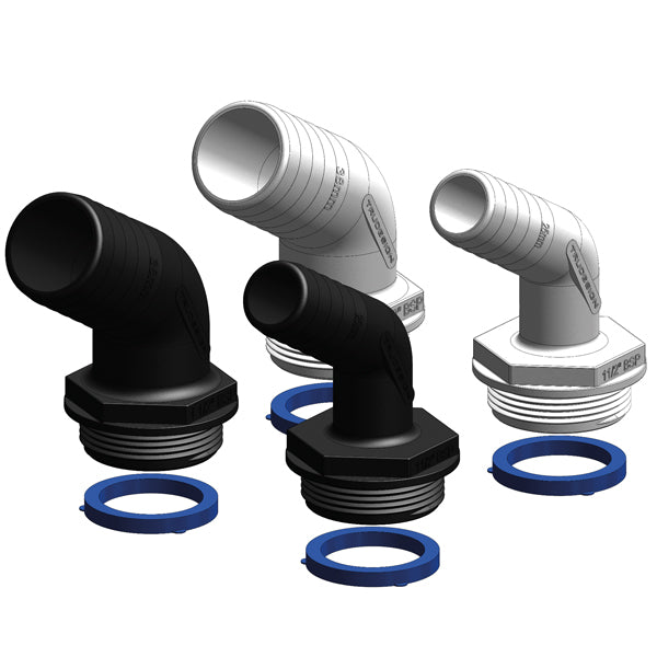 Trudesign Aquavalve slangkoppling vit 120 gr 1 1/2 25mm
