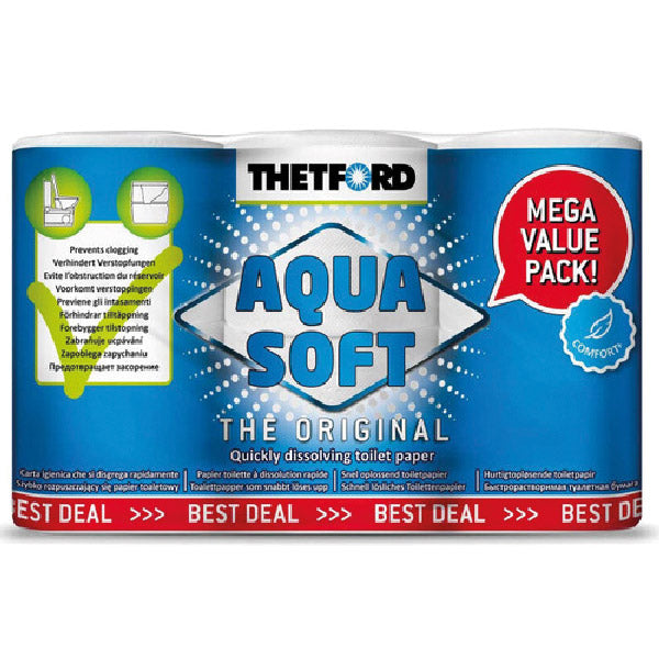 Aqua soft toalettpapper