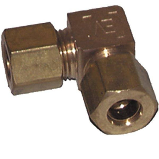 Koppling mässing vinkel till 8mm rör