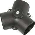 Y-ventil med spjäll 75mm
