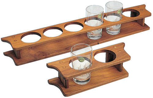Glashållare för 6 glas 61x9x9 cm
