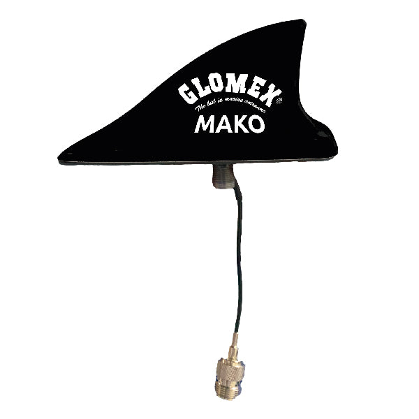 Glomex Mako VHF-antenn svart
