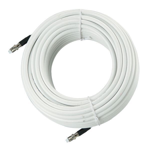 VHF-kabel RG58 low loss 50 Ohm med FME-kontakt - 25m
