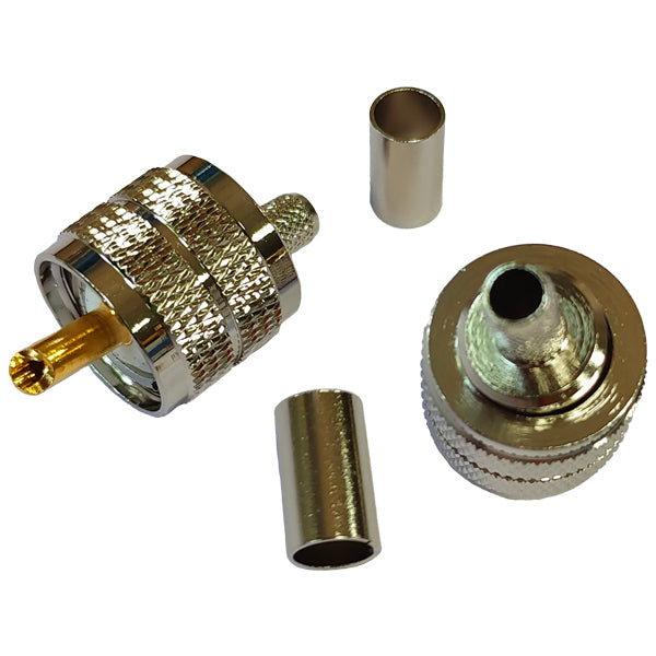 1852 VHF-kontakt PL259 för RG8X-kabel
