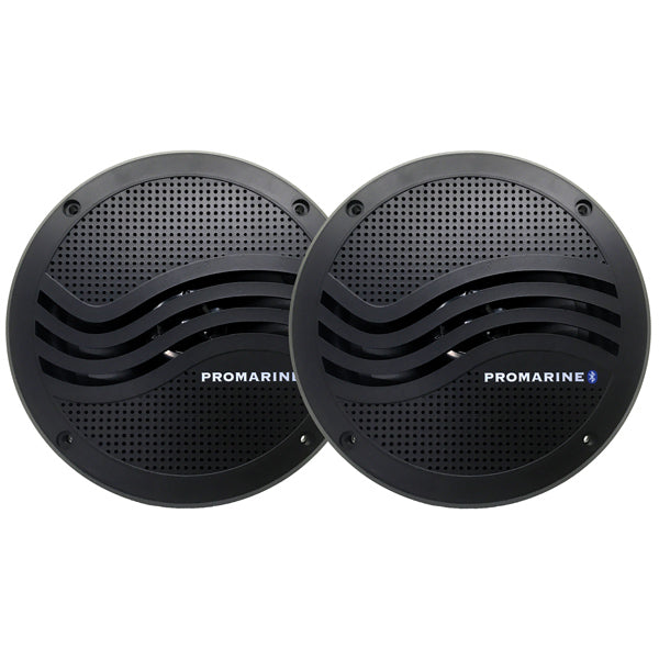Promarine bluetooth-högtalare slav svart set 6