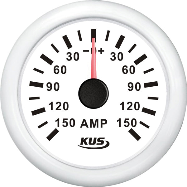 Kus amperemeter vit, med 150Amp shunt 12/24V
