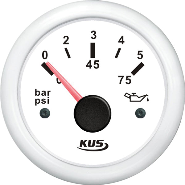 Kus oljetryck vit 0-5bar