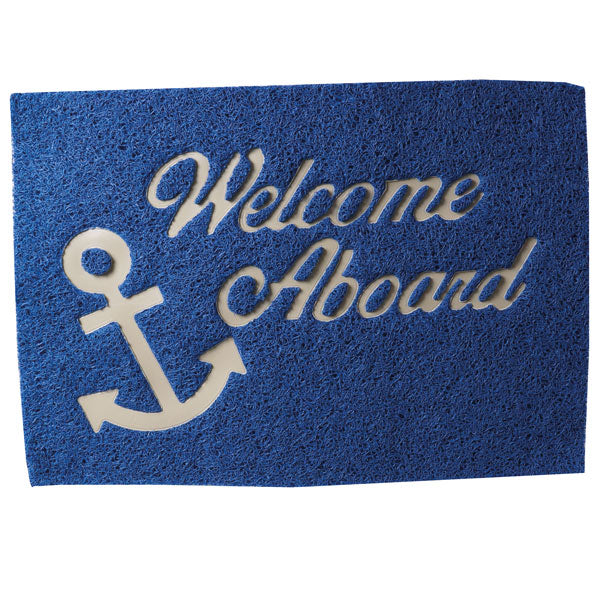 Matta lalizas welcome on board blå 40x60cm