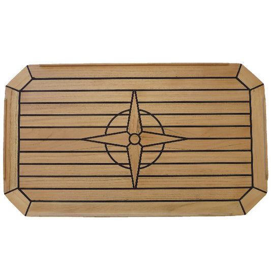 Teakbord 51 x 75 cm
